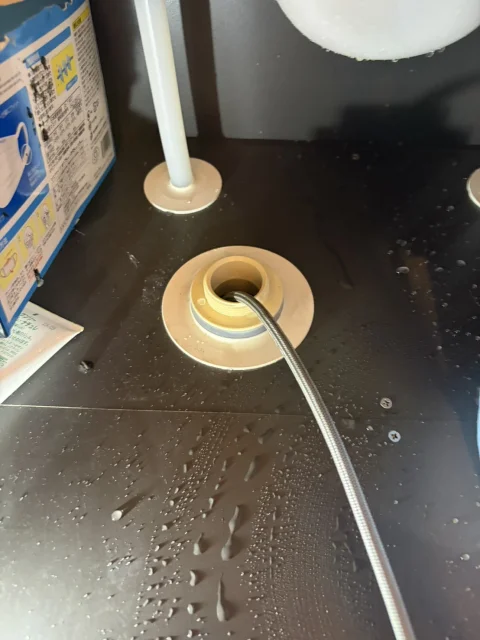 水まるでの実際の解決実績：「洗面所排水のつまりをトラップ分解清掃で解消-北区赤羽」